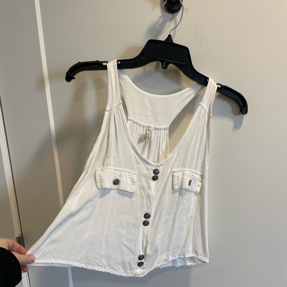 White Crop Top